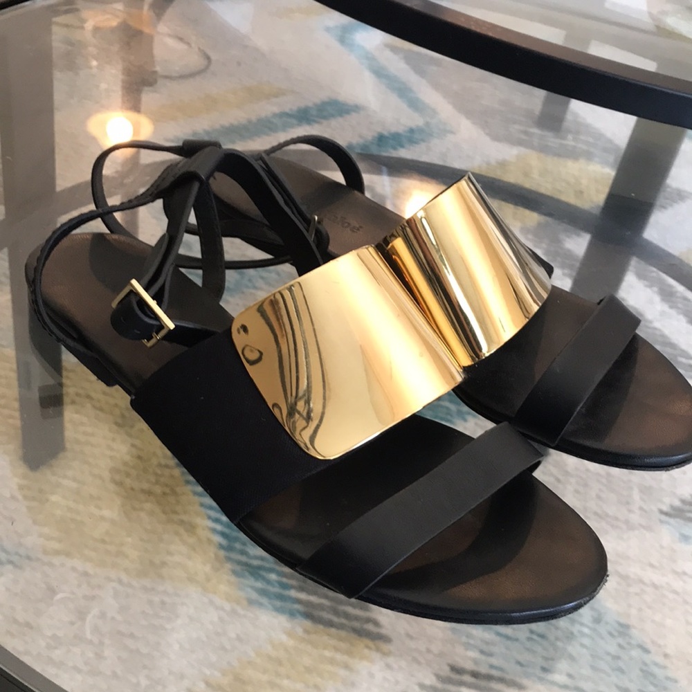 See by Chloe Gold Plated Flat Sandal